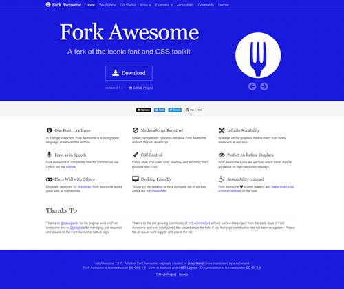 Fork Awesome